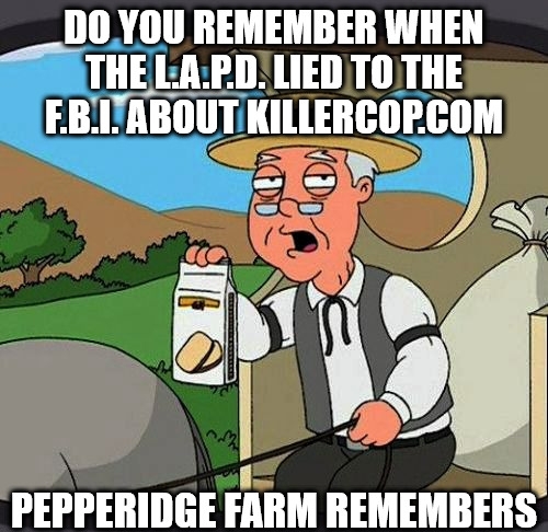 LAPD LIED TO FBI
