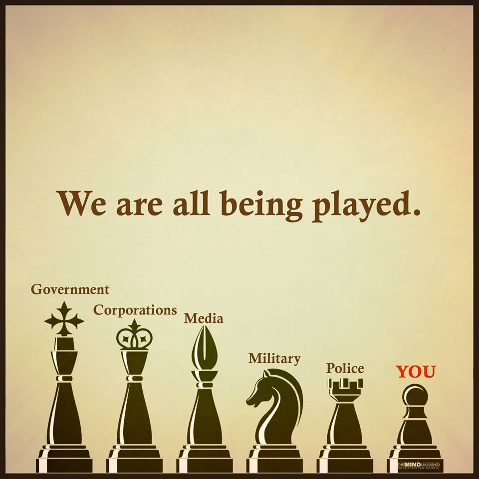 You are being played.
